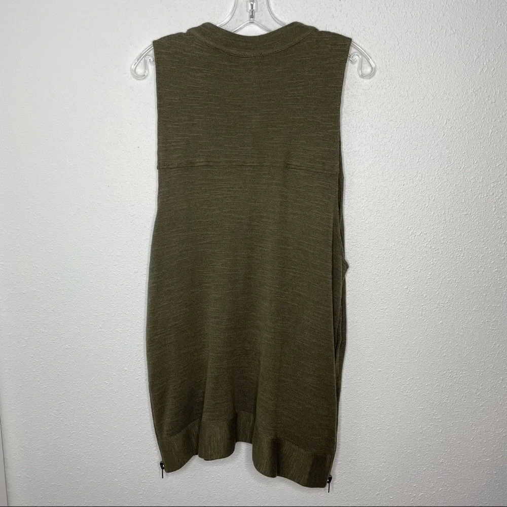NWOT Free People Military Green Highway Vest Jacket size S
